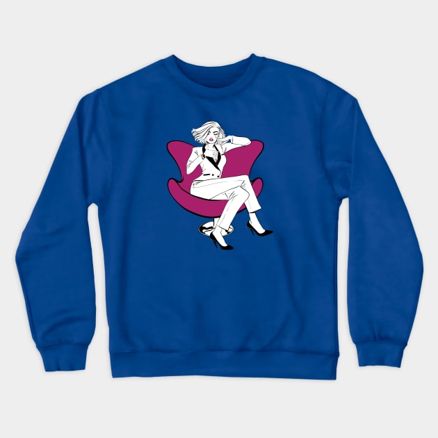 Chair Crewneck Sweatshirt by Natalie Shaw Illustration